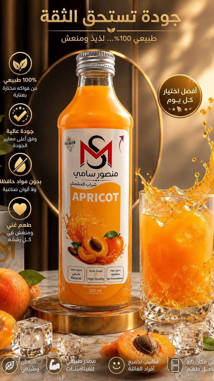 🔥🥤🌻 منصور سامي… شنو تختار اليوم؟ القرار إلك! 🌻🥤🔥

إذا تحب التنوع، فـ منتجات منصور سامي جايبتلك خيارات تخلي كل ذوق يلكه الشي اللي يحبه! 😍🔥

🥤 عصائر منصور سامي
انتعاش، نكهة مميزة، وخيارات تخلي العصير حاضر بكل لمة وطلعة واستراحة. ❄️🥤
اختار نكهتك المفضلة وخلي لحظتك أحلى مع منصور سامي!

🌻 حب منصور سامي – سفايف دوار الشمس
ولعشاق الحب والسناكات… منصور سامي حاضر! 😋🌻
نكهة تحبها وتناسب القعدات، اللمات، الطلعات وكل وقت تحب بيه تسوي لك استراحة بطعمك المفضل.

🔥 عصائر لو حب؟
ليش تختار واحد بس؟ 😎
خلي منصور سامي يكون حاضر بكل وقت وبكل ذوق!

✨ منصور سامي… تنوع يرضي الأذواق، وطعم يخلي الاختيار أسهل! ✨

📍 شركة ثمرات الهدى للتجارة العامة
👤 مندوب المبيعات: حسين علي
📞 ***********
📍 التغطية: الحبيبية – الأورفلي – البلديات – الشماعية

نص مكتوب في الصور:
- Mansour Sami Grapes جودة طبيعية.. طعم يفوق التوقعات 100% طبيعي من أفضل عناقيد العنب ألوان طبيعية جهات صناعية طعم فريد إرضاء مضمون جودة عالية وفق أعلى معايير الجودة والدقة غني بمضادات الأكسدة يدعم المناعة وصحة الدم يدعم صحة القلب يساعد في تحسين دورة الدم مصدر طبيعي للطاقة والحيوية عبوة زجاجية تحافظ على النكهة والجودة يُقدم بارداً لأفضل مذاق مناسب لجميع أفراد العائلة اختيارك الأمثل لأسلوب حياة صحي عنب منتخب بعناية ... جودة تستحق الثقة
- PREMIUM QUALITY جودة ممتازة افتح واربح
- جودة تستحق الثقة طبيعي 100%... منعش ومغذي أفضل اختيار 100% طبي من فواكه وخض مختارة بعنا جودة عال وفق أعلى معل الجودة بدون مواد حا ولا ألوان صنا ولا منكهات ص افتح واربح PREMIUM منصور سامي مشروب البينقتاء 330 مل ORANGE CARROT Natoet Fleao Blnk 330 ml غني بالفيت , C, E لدعم المـ يعزز الطاقة والنشاط يومك كله ترطيب طبيعي ومنعش في كل رشفة مذاق لذيذ يحبه الكبار والصغار ة زجاجية ظ بالطعم الجودة طبيعي، منعش، ومغذي
- جودة تستحق الثقة طبيعي 100%... لذيذ ومنعش 100% طبيعي من فواكه مختارة بعناية جودة عالية وفق أعلى معايير الجودة بدون مواد حافظة ولا ألوان صناعية طعم غني ومنعش في كل رشفة أفضل اختيار كل يوم منعش وطبيعي مصدر طبيعي للفيتامينات مناسب لجميع أفراد العائلة في مكان بارد أفضل طعم
- منصور سامي عصير الرمان طعم طبيعي وفائدة أكبر إجمع كلمة منصور وأربح سيارة انتعش بطعم طبيعي 100% طبيعي غني بمضادات الأكسدة يمنحك الطاقة والحيوية عصير الرمان HIGH QUALITY - FRESH FRUIT شركة ثمرات الهدى للتجارة العامة مندوب المبيعات: حسين علي مناطق التغطية الحبيبية - الاورفلي منتجات منصور سامي
- إجمع كلمة منصور وأربح سيارة
- منصور سامي
- عصير الفيمتو
- طعم الفيمتو الأصلي وأكثر
- 100% طبيعي
- غني بالفيتامينات
- منشط و منعش
- شركة ثمرات الهدى للتجارة العامة
- مندوب المبيعات: حسين علي
- ***********
- high quality fresh fruit
- مناطق التغطية
- الحبيبية - الاورفلي
- البلديات - الشماعية
- منتجات منصور سامي
- جودة تستحقها
- عصير العنب
- طعم طبيعي وفائدة أكبر
- منشط ومنعش
- منتجات منصور سامي جودة تستحقها
- صنع في العراق
- عصير الخوخ طعم طبيعي .. انتعاش لا يُقاوم 100% طبيعي نكهة أصلية جودة عالية طعم غني إجمع كلمة منصور وأربح سيارة عصير الخوخ HIGH QUALITY - FRESH FRUIT شركة ثمرات الهدي للتجارة العامة مندوب المبيعات: حسين علي مناطق التغطية الحبيبية - الاورفلي منتجات منصور سامي