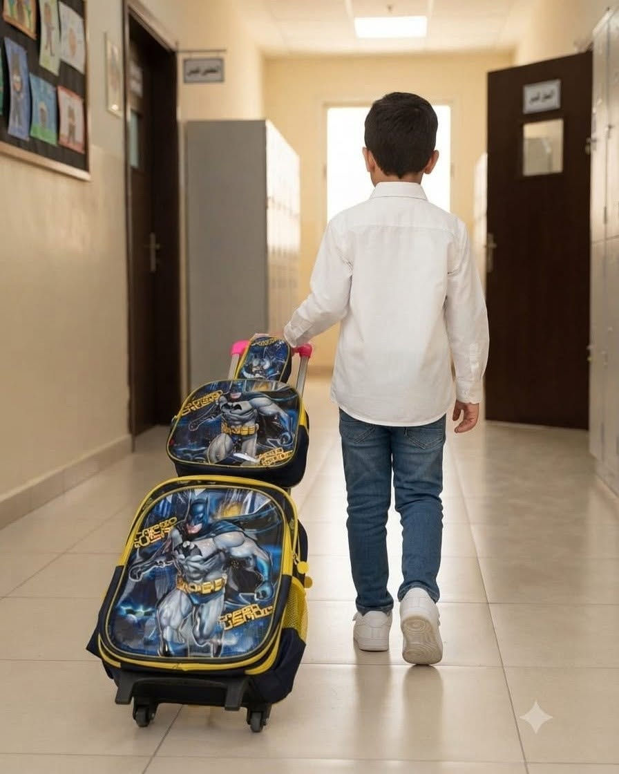 جديد ملك الاسعار تم وصول وجبة من الحقائب المدرسية بأشكال والوأن مختلفة و تلائم ذوق زبائننا  الاعزاء واتساب***********
