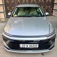 سوناتا 2025 لون سلفر 🏳️🏳️🏳️🏳️ ملاحظه السيارة صبغ شخط بيبان اثنين  بدون...