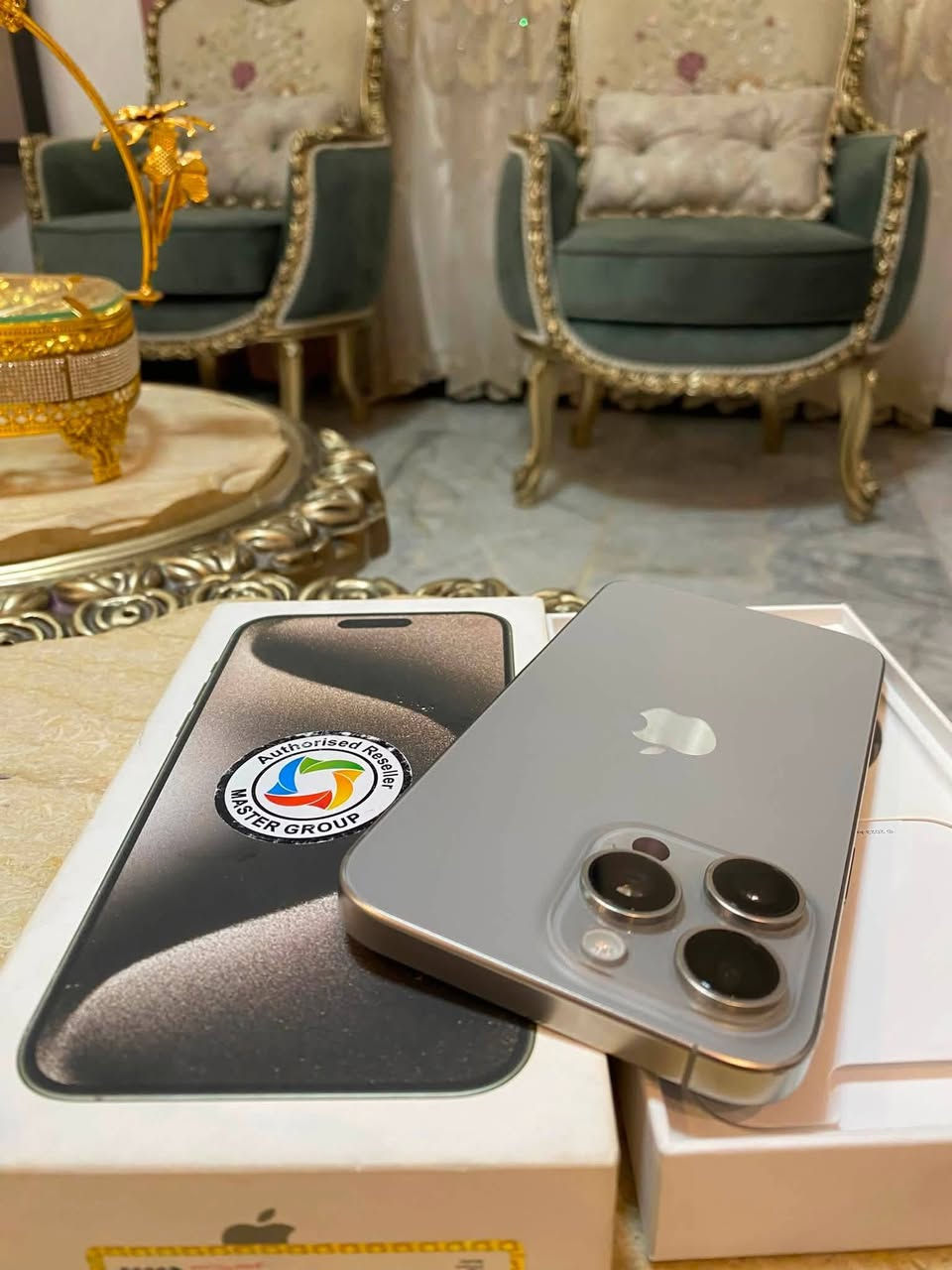 * ايفون 📲 15 برو ماكس
* للون تيتانيوم
* بطاريه🔋90
* ذاكره 256
* دبل شريحة
* نموذج M شرق اوسط 
* مكفول كفاله عامه من فتح وتصليح  وتر بروڤ 

* ملحقات كاملة 

* السعر :  واتساب ***********
* العنوان/ النجف الاشرف
