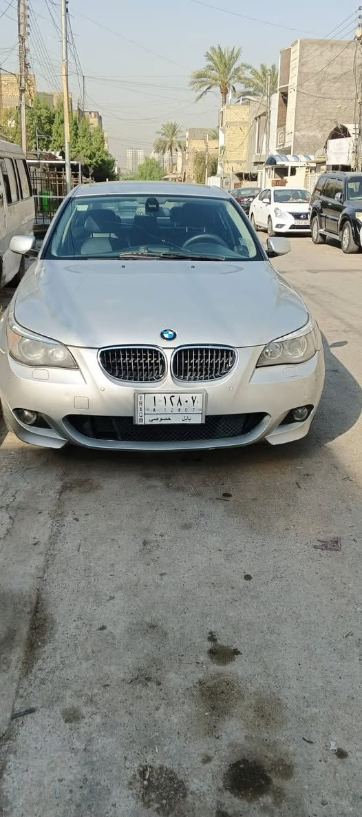 السلام عليكم
للبيع  او مراوس بي ام دبليو E60(خليجي) 2007 فول مواصفات ماشيه 255 حقيقي 

مكينه قبق اسود نوزل قصير 
لون رصاصي رقم بابل 
كهربائيات ع بلاد ماملعوب بيهن
E60N52محرك 530
سياره مكفوله بدون ظربه بس بيهه كلير صفحه بدوم لامعجون ولاظربه جان شخوط بيهه وظربناهه كلير لجمال الصفحه
1-بصمه 
2-تبريد قطعتين 
3-كروز سرعه 
4-منظومه تبريد بلاديه 
5-مرايه داخليه وجانبيه عاكسه
6-تحكم ستيرن
7-كشنات كهربائيه 
8-شاشه اعطال 
9-داخل اسود ورصاصي 
10-كشنات جلد اسود 
11-سلايد 3 طكات
12-بك لايت LED اشاره برتقالي 
13-حساسات اماميه وخلفيه بس مامربوط

14-اناره ترحيب 
15- دمامات بلاديه
16-منفذ AUX

مكان السياره بغداد السيديه 

السعر 110 وبيهه مجال حك الجيه رقم الهاتف اثير اتصال خط فقط ***********
اسيا واتساب فقط ***********
