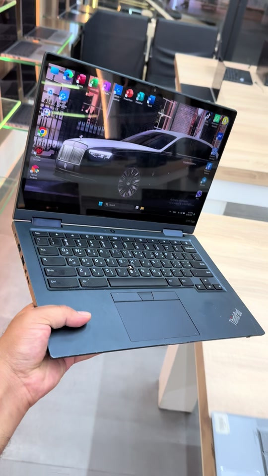 ⁨	⁨ بس ب 375 الف  Lenovo thinkpad c13 yoga AMD Rayzen 5 c3500  Ram / 8G  Hard /128 ssd m.2  شاشه لمس قلاب 360 درجة +قلم  التوصيل مجانا 🆓  ضمان شهرين صيانه او استبدال في حال وجود اي خلل مصنعي وخدمات مجانية ما بعد البيع / شوفت وير وجميع البرامج⁩ ***********
