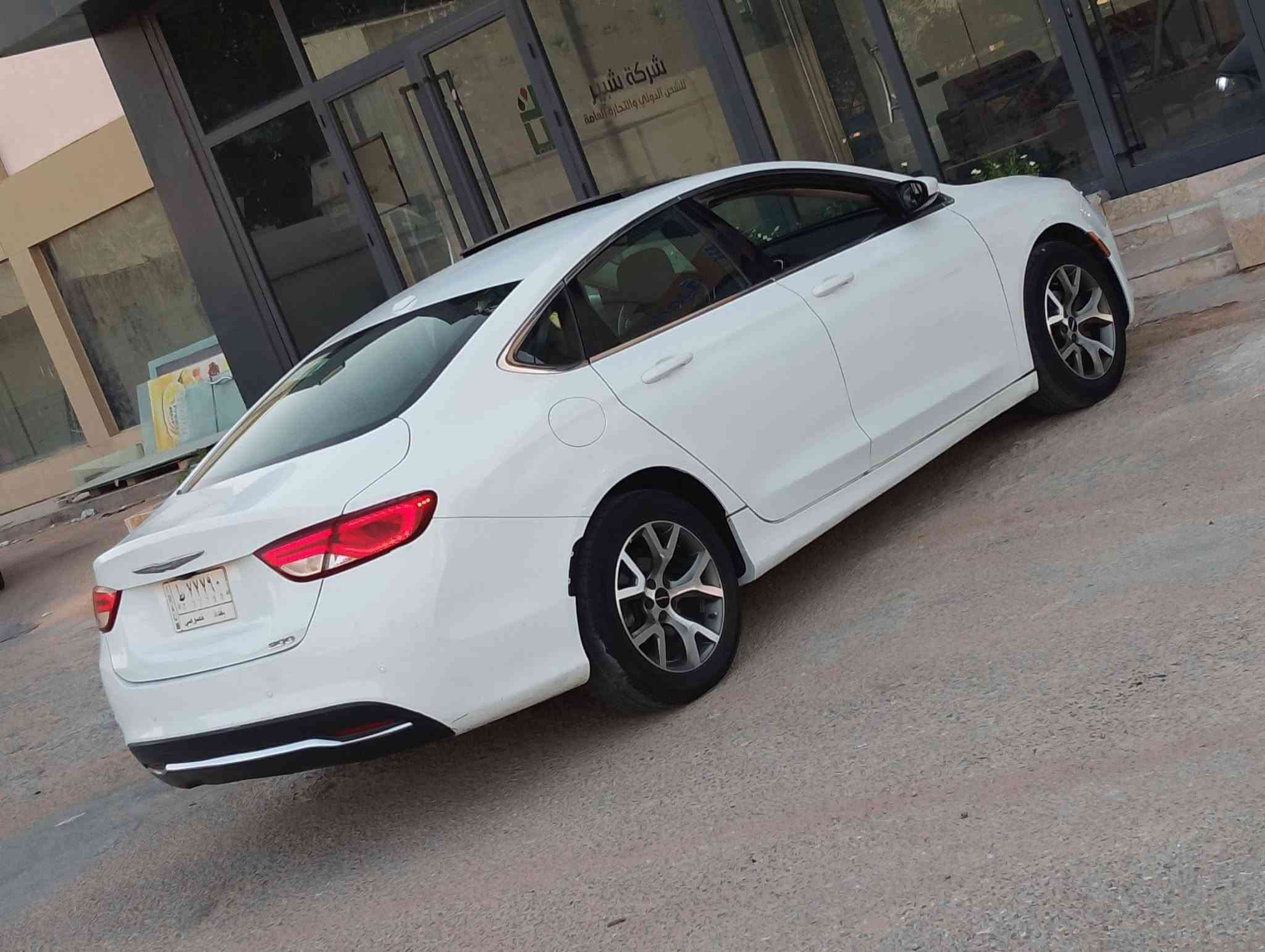 للبيع | كرايسلر C200 موديل 2015
المواصفات:
• محرك 4
فول فتحه 
•
• مثبت سرعة
• حدادية جديدة
• تخم تايرات جديد
*كهربائيات شرط .
* مرايات كهربائية.
كشنات جلد
السيارة بحالة جيدة وجاهزة للاستخدام اليومي

السياره بيها 3قطع صبغ

السعر 83وبيها مجال     التبريد يرادله كمبريسر ينزل من السعر 
‏‪***********
