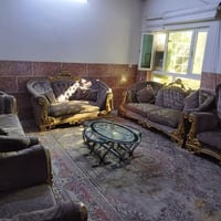 طقم كامل • كنب ١٠نفر • طاولة سجادة