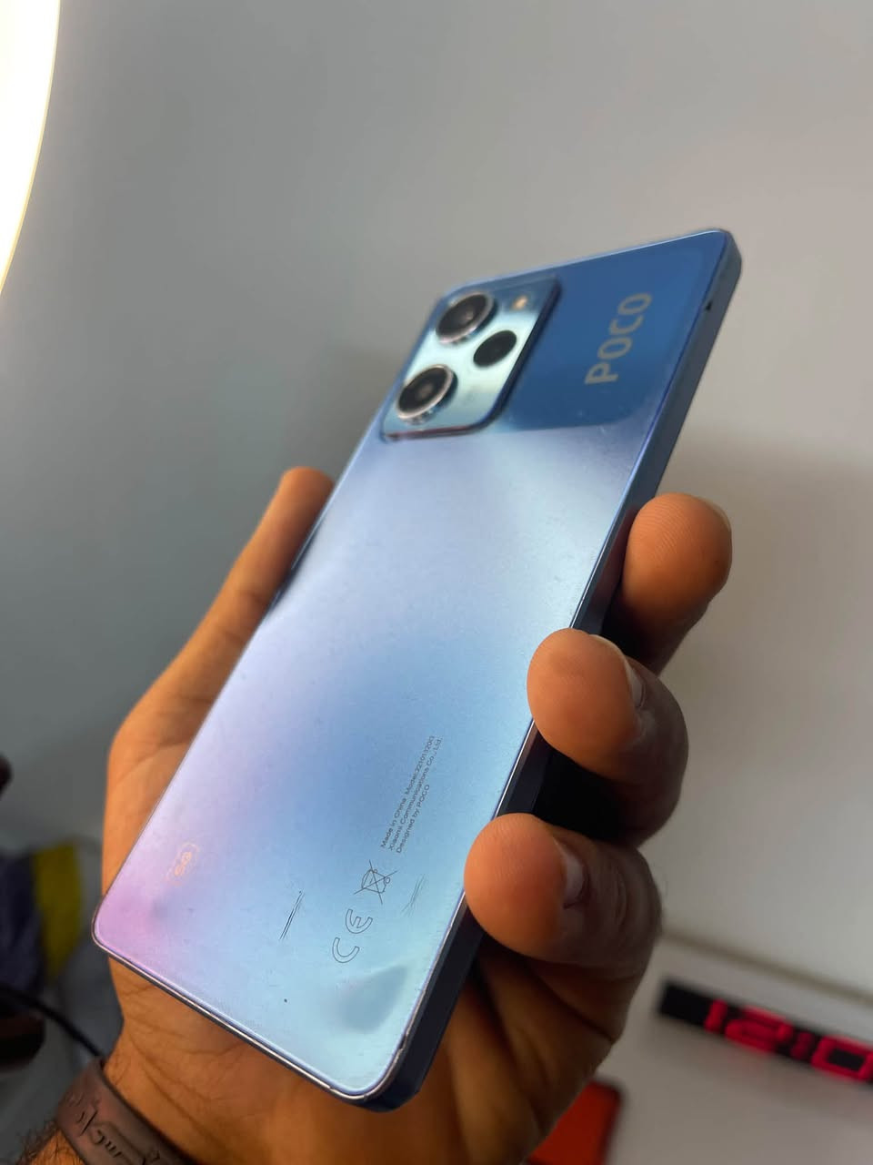 سلام عليكم للبيع POCO X5 Pro 5G وحش العاب سعر 250
في جميع العاب مواصفات الجهاز :

معالجه snapdragon 778G 5G

جهاز قوي يشغل 90 فريم ب بوبجي 

حجم البطاريه 5000 

ذاكرة الجهاز 256G وحجم الرام 8G 

الشاشه : 6.67 بوصة AMOLED

معدل تحديث الشاشه 120H

الكاميرا الخلفيه 108MP + 8MP واسعة + 2MP 

مبدل فقط الشاشه نوعيه كلش راقيه اخت الوكاله 

الجهاز ويا شاحنه وكفر وكارتونه وسماعه اير بود 

مكاني البصره كرمة علي 

***********
