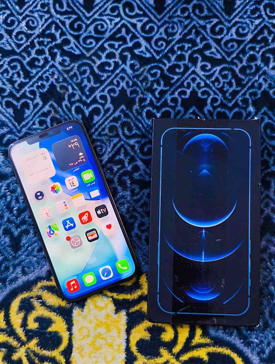 ايفون ١٢ برو ماكس • ٢٥٦ • بطارية ٧٥%