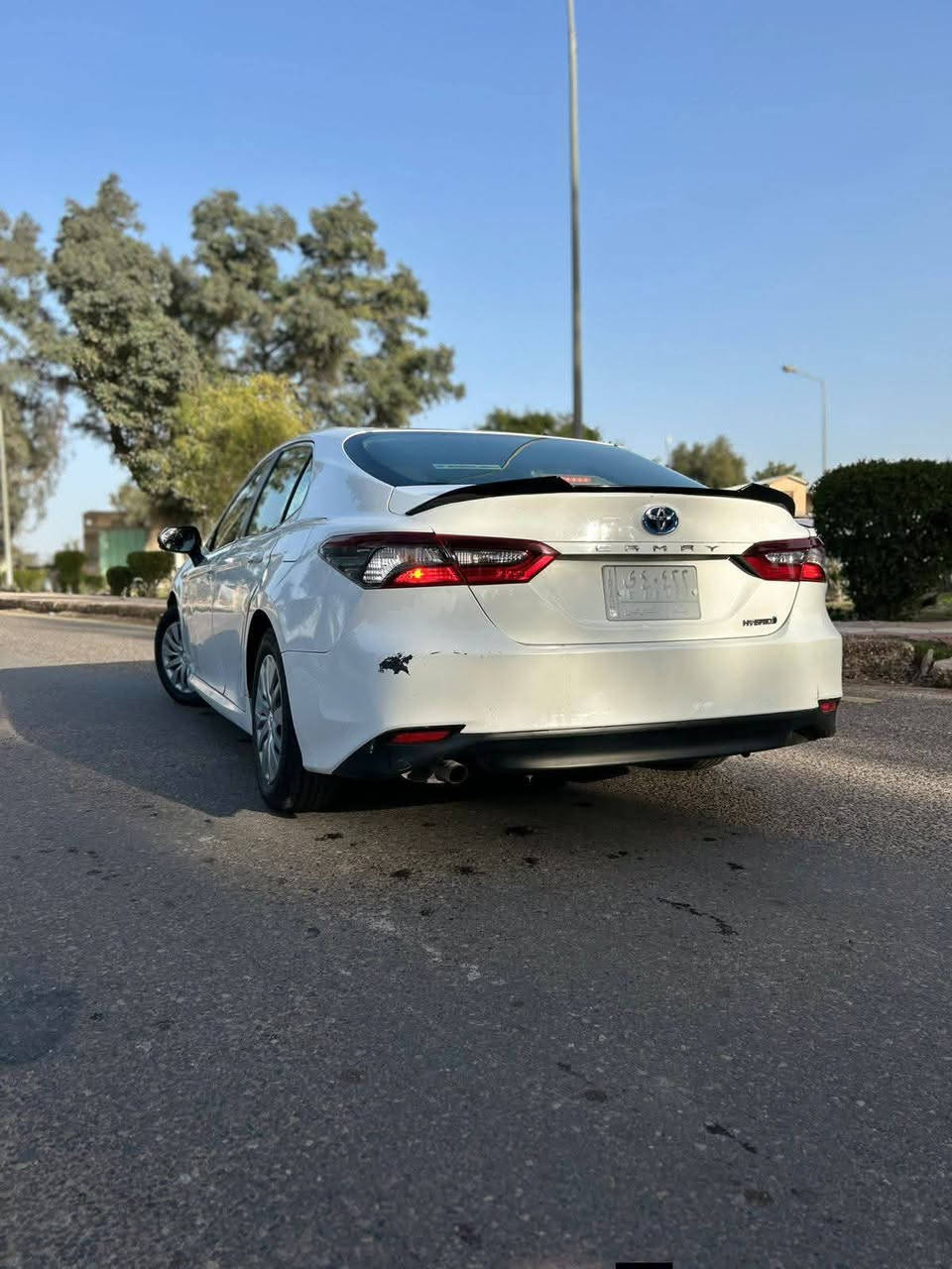 السلام عليكم كامري هايبرد تكسي 2021LE السياره ابيض وبل سنوية ابيض اصل21 بيها  صبغ عام+ ولباقي كفاله من الضربة  والحادث السيارة عطلان بيها عمبار البريك ابيعها ع عطلها ب115 ورقه وبيها مجال مكاني البصرة الزبير 
الاستفسار ***********
للبيع او مراوس ابو الخصيب, البصرة
