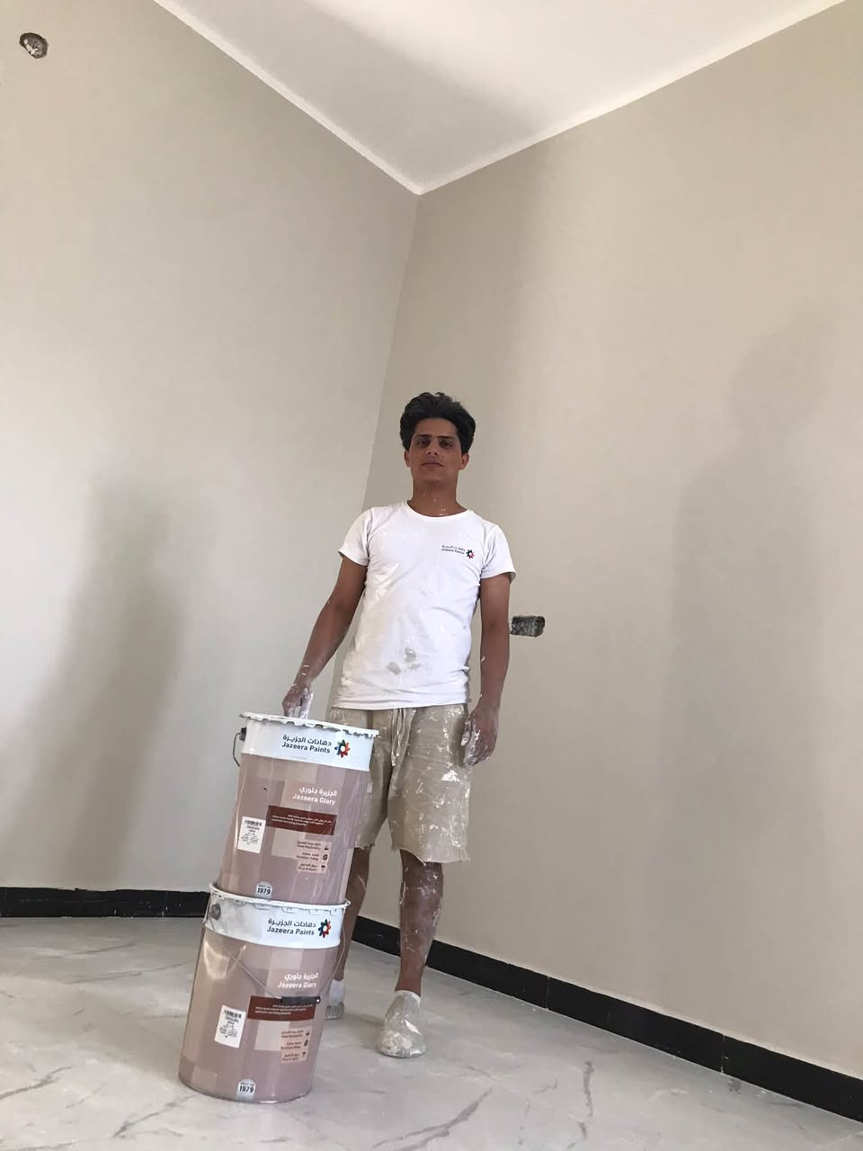 صبغ فقط • صبغ مع تصليح • صبغ مع طلس عام