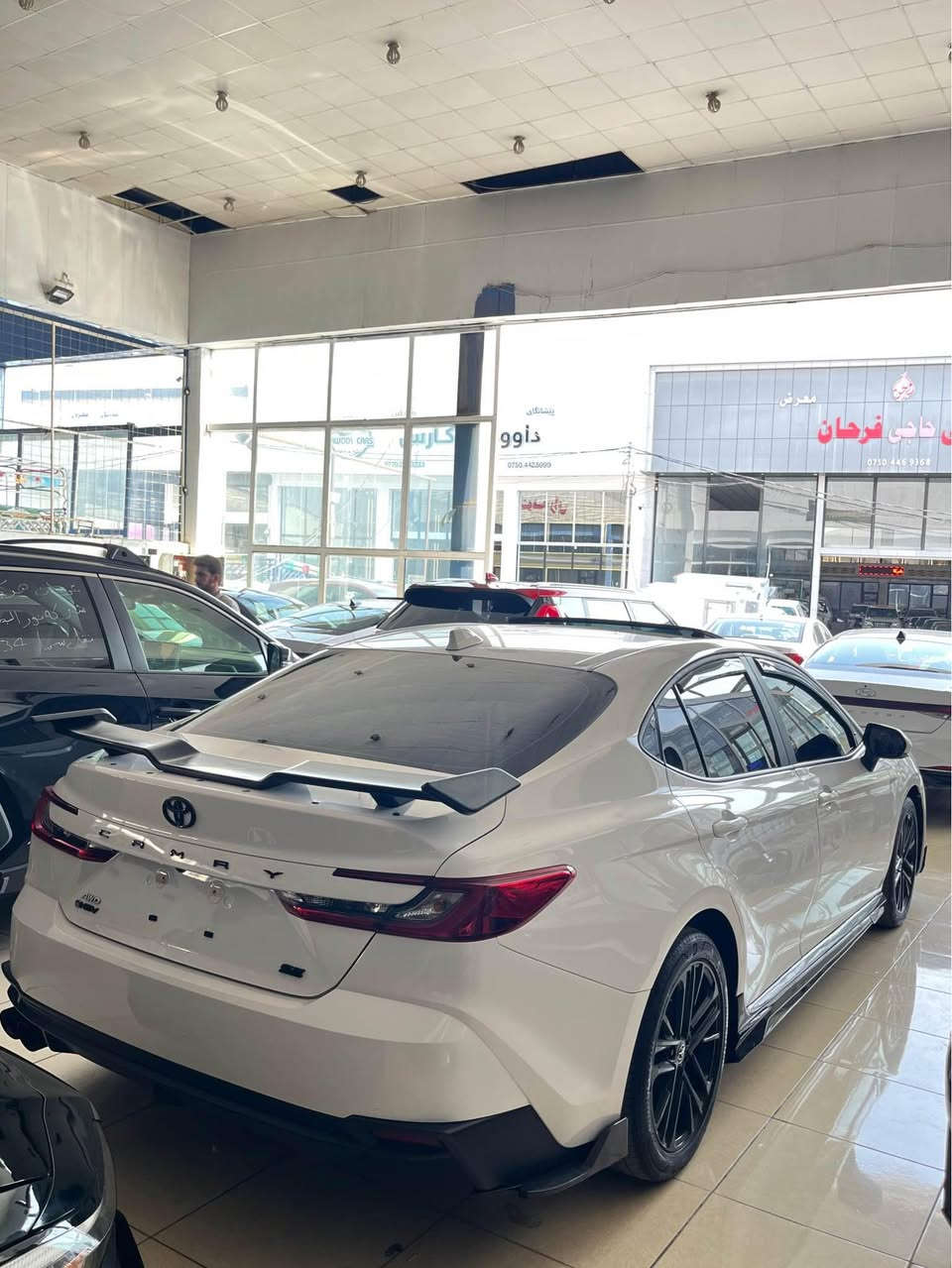 Toyota Camry 2025 se plas hybrid 
جملغ ربع بنيد صبغ شويه بطانه في شاصي شرط
ارباك ستيرن سستم شركه
فحم رادار بيلادي شركه
سعر / ٢٣٥ مجال بسيط
موصفات
فتحه
شاشه كبير
كاميره
حساس
قودي رادار
قودي ايشاره
رادار
شاشه الكتروني
كوشن كهربايي
تحديد سرعه
لايت ليد
لايت زينون
ويل كه ب
باب بصمه
بصمه
Sport - normal -eco
بريك بصمه
شحن وايرليس

عنوان اربيل 
رقم موبايل *********** أربيل, العراق
