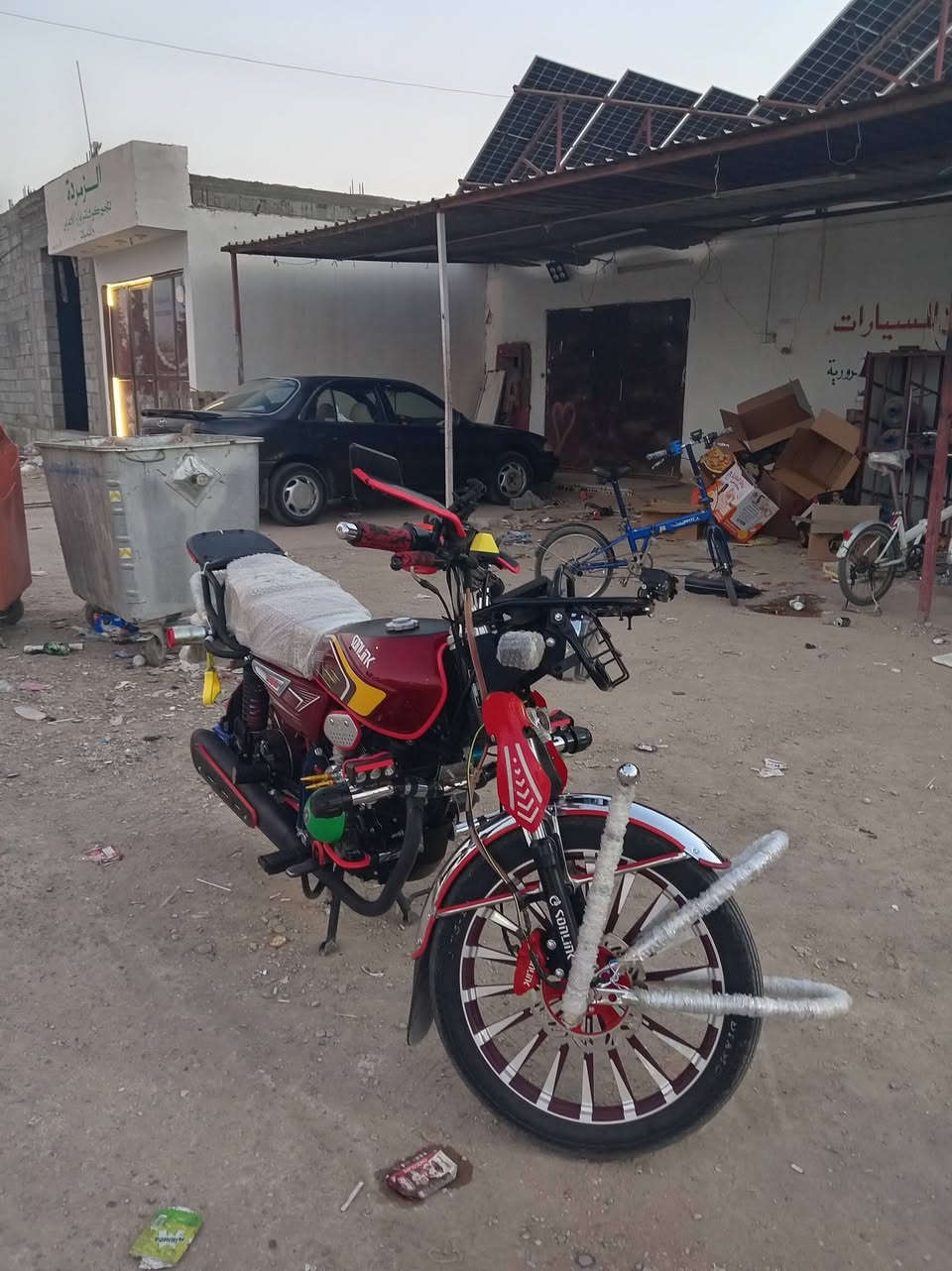 سلام عليكم موطور لبيع سونك 24 محرك 200 زنجيل الموطور كامل كهربايات شغاله كليته نضافه تنشاف بل عين لمودور كلشي ما يعوزه نقص ما بيه سعر مليون 250 وبيه مجال لطيبين لشراي يدخلي لمو شراي لا يتعبني مكاني القائم ناحيه العبيدي ***********

