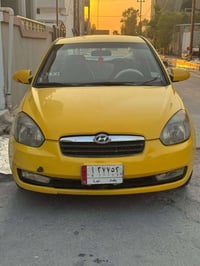 اكسنت للبيع 2009 خليجي محرك 1600  محرك كصه جديد  دفتر بانزين  تبريد  خ...