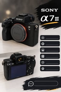 سوني A7III • نظيفة ١٠٠٪ • عدسات تامرون