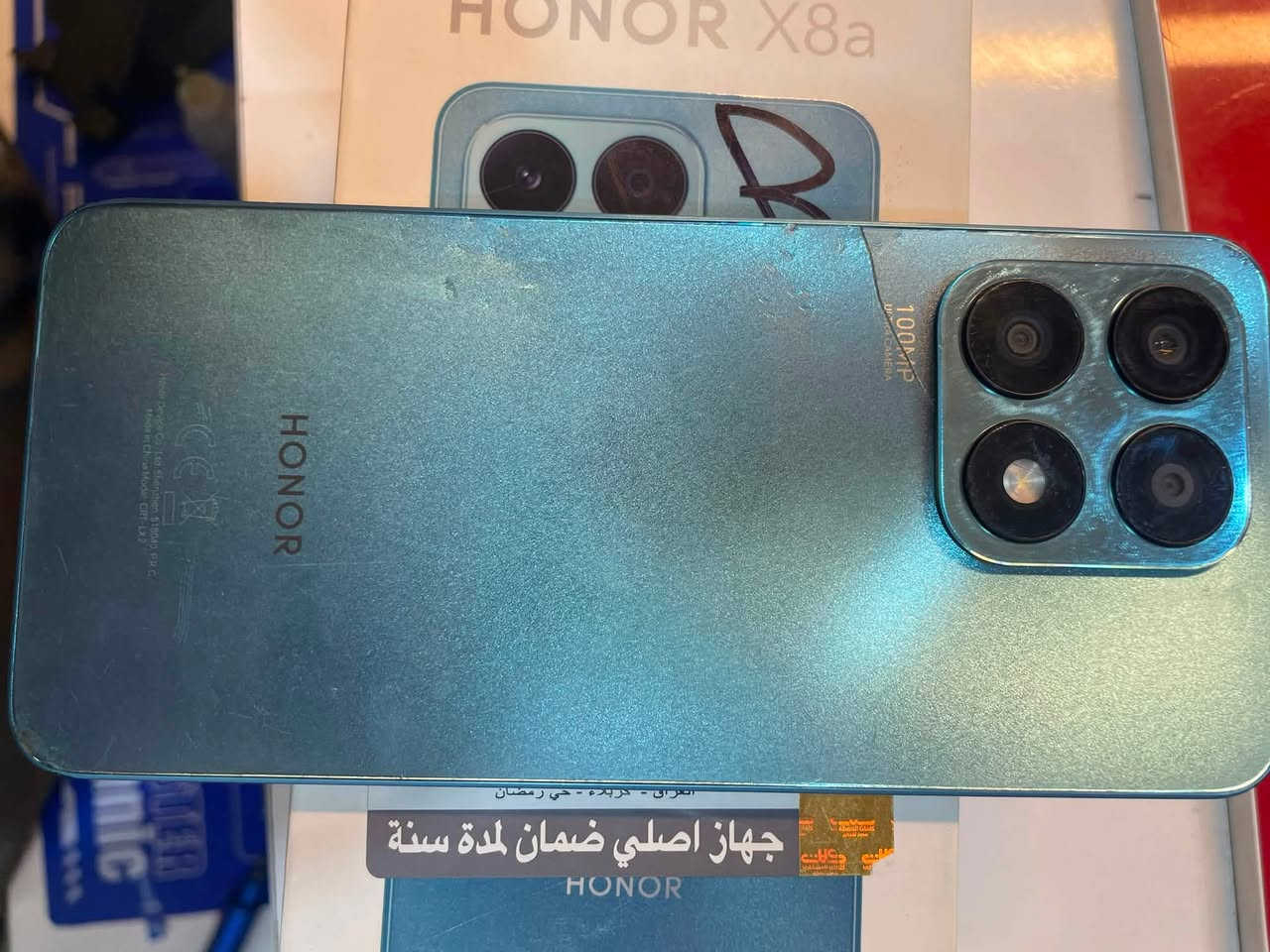 السلام عليكم
هونر x8A ذاكرة 128 رام 8

جهاز كامل شغال ويا كارتون

السعر 100 

***********
