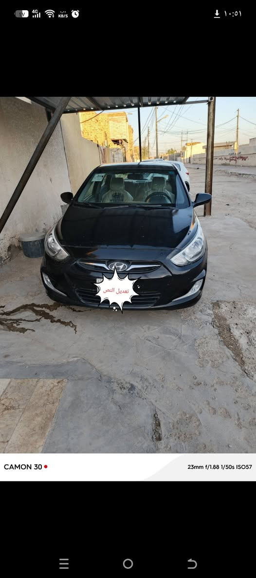 سلام عليكم سياره اكسنت موديل 17وارد مريكي سنويه ل29 سياره حلوه ونضيفه واني مكلف بل نشر رقم الهاتف ***********
