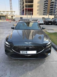 جينسس 2023 G70 أمريكي  حادثها جدا خفيف جاملغ  حافة البنيد  ماشيه 58 ال...