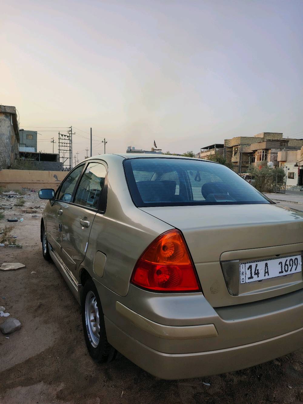 السلام عليكم
سازوكي ليانا 2005 للبيع 

سيارة نظيفة رقمها مميز رقم جديد سنوية لل 2030 يجي الشراي يشوفها ويفحصها (اكفل اصوليات فقط) السعر 45 

تبريد مايشتغل ماعرف شنو بي المحرك 1600

***********