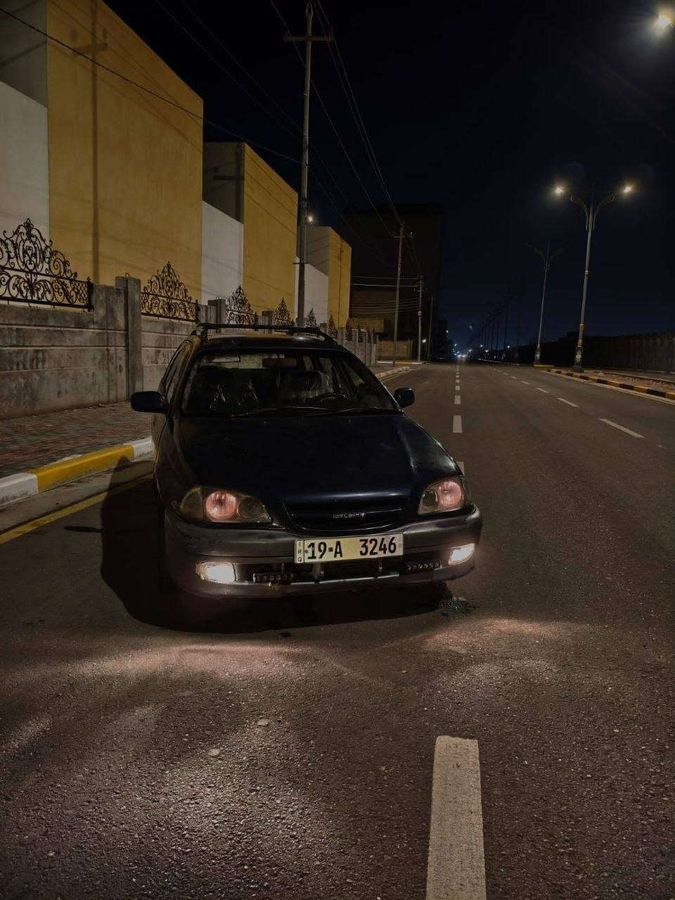 سلام عليكم
تويوتا كالدينا 1998 مكينه كامري2000 

 رقم كربلاء مشروع وطني  السياره جاهزه 

مكان السياره كربلاء المقدسة 

السعر 35 وبيهه مجال 
***********__***********
