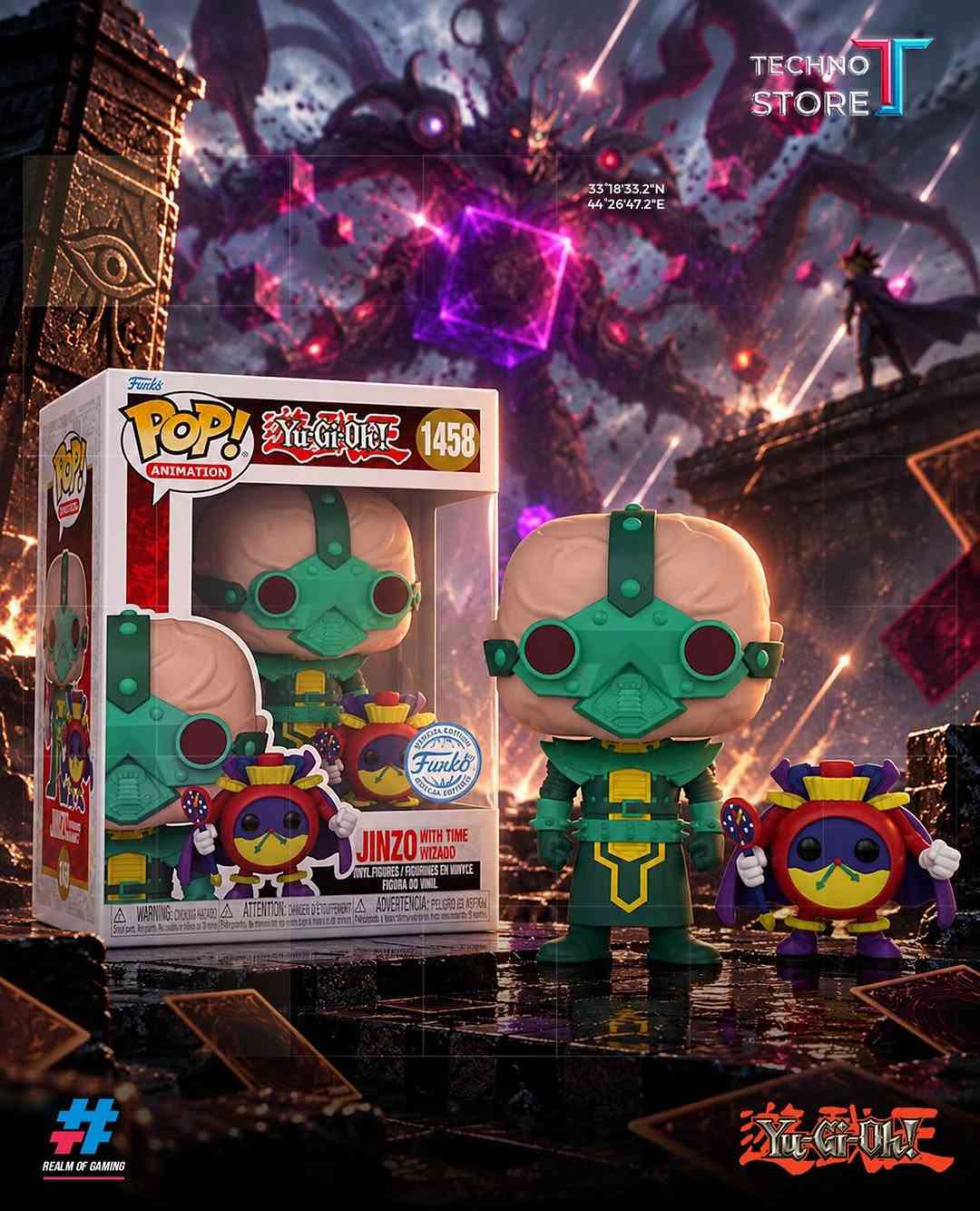 ⚡️ IT’S TIME TO DUEL! ⚡️
Figurs Yu-Gi-Oh! وصلت 🃏🔥
من Yugi وKaiba إلى Dark Magician وKuriboh 😎

📦❤️‍🔥توجد خدمه توصيل داخل بغداد والمحافظات ❤️‍🔥📦

✅‌‎الموزع المعتمد لشركه فونكو بالعراق
✅‌‎موزع معتمد لبطاقات يوغي بالعراق

‌‎1️⃣الفرع الاول
بغداد - الكاظمية - شارع اكد
***********

‌‎2️⃣الفرع الثاني
بغداد - شارع الصناعة - قرب شركة النبع
***********
***********⁩l

نص مكتوب في الصور:
- TECHNO STORE 33°18'33.2"N 44°26'47.2"E
- TECHNO STORE 33°18'33.2"N 44°26'47.2"E # REALM OF GAMING
- TECHNO STORE 33 18'33.2"N 44 26'47.2"E # REALM OF GAMING
- TECHNO STORE 331833.2N 442647.2E
- TECHNO STORE 33 18'33.2"N 44 26'47.2"E
- TECHNO STORE 3318'33.2"N 4426'47.2"E REALM OF GAMING
- TECHNO STORE 33°18'33.2"N 44°26'47.2"E REALM OF GAMING
- TECHNO STORE 33 18 33.2 N 44 26 47.2 E REALM OF GAMING
- TECHNO STORE 3318'33.2"N 4426'47.2"E
- TECHNO STORE 33 18 33.2 N 44 26 47.2 E