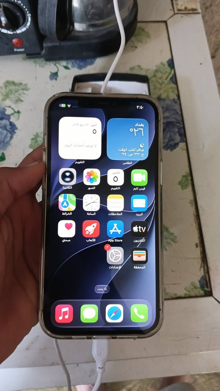 ايفون ١٢ برو ماكس • شاشة مبدلة • بطارية