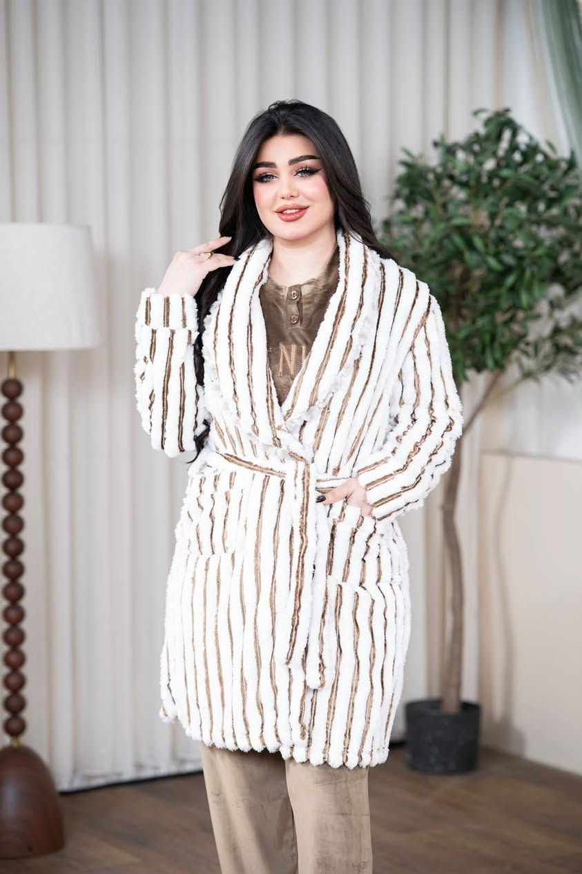 بجامة شتائي • مخمل سوفت • مقاس L-3XL