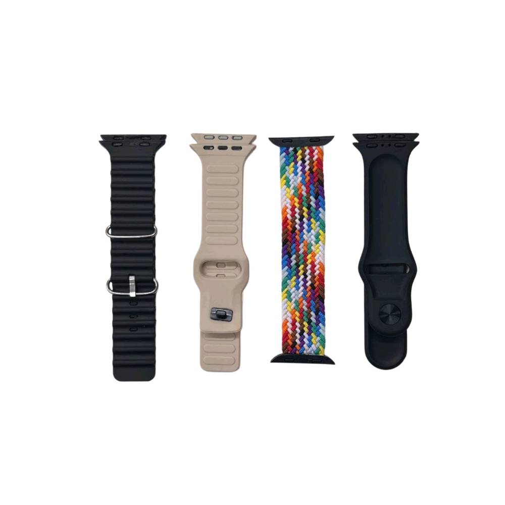 بوكس ساعة لمس وسماعة وايربود موديل Z-3437

ROCK-450 Smart Wristband + TWS
 Earbuds – سوار ذكي مع سماعات لاسلكية

سوار ذكي عملي يجمع بين شاشة كبيرة عالية الدقة وسماعات لاسلكية بتصميم TWS داخل نفس العلبة، مناسب للاستخدام اليومي وتتبع النشاطات الأساسية.

• شاشة Ultra Large High Definition لعرض البيانات بوضوح

• يدعم الاتصال عبر Bluetooth (إصدار 5.3 في السماعات)

• قياس عدد الخطوات والسعرات الحرارية والمسافة

• أوضاع رياضية: مشي، جري، ونط الحبل

بوكس ساعة لمس وسماعة وايربود موديل Z-3437

• استقبال إشعارات المكالمات والرسائل

• سماعات لاسلكية تدعم اللمس للتحكم بالمكالمات والموسيقى

• إمكانية استخدام السماعات بشكل منفصل أو معًا (TWS)

الساعة الذكية:
• نظام التشغيل المدعوم: Android 5.0 فأعلى / iOS 9.0 فأعلى
• البلوتوث: Bluetooth 4.0
• نوع البطارية: Lithium Polymer
• نطاق درجة الحرارة التشغيلية: ‎-10°C إلى 50°C
• الحساسات: مستشعر تسارع إلكتروني

السماعات اللاسلكية:
• إصدار البلوتوث: 5.3 + EDR (استهلاك منخفض للطاقة)
• تردد البلوتوث: 2.4GHz
• مدى الاتصال: 15–25 متر
• سعة بطارية علبة الشحن: 300mAh
• سعة بطارية السماعة: 30mAh لكل سماعة
• وقت تشغيل الموسيقى: 2–3 ساعات
• وقت المكالمات: حوالي 4 ساعات
• زمن الشحن: حوالي 1 ساعة
• جهد الشحن: 5V

محتويات العلبة:
• ساعة ذكية ROCK-450
• 4 سوارات
• زوج سماعات لاسلكية TWS
• علبة شحن للسماعات
• كابل شحن
• دليل استخدام
السعر: 25 الف 
التوصيل: 3 بغداد 5 محافظات