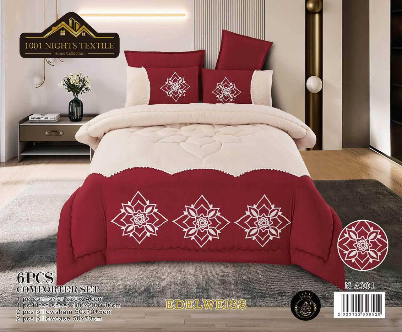 توفر لحاف نفرين قطني تطريز درجه اولى ✅
محتوى 6 قطع😍
 
#القياس 
لحاف 220*240
شرشف 180*200+30
مخاد عدد 4 50*70

♦️#الكمية_محدودة_جداً
…………………………………………………
‏ ‎ملاحظة/ ضمان لحقوق زبائننا  التاكد من الالوان و نوع الخامه عند الاستلام  و اذا كانت مخالفة للمواصفات المعروضة من حق زبائننا الكرام رفض المنتج و عدم  استلام الطلب 🤍🌹

العنوان / الديوانية/الحمزة/شارع الهوى/بالفرع المجاور لكوزمتك حامد دايم🌷

🚕🚕 توجد خدمة توصيل بغداد 
و جميع المحافظات 🚕🚕

للحجز والاستفسار مراسلة صفحاتنا على الفيسبوك والانستا وايضاً على تطبيق الواتساب  او الاتصال ***********📞
