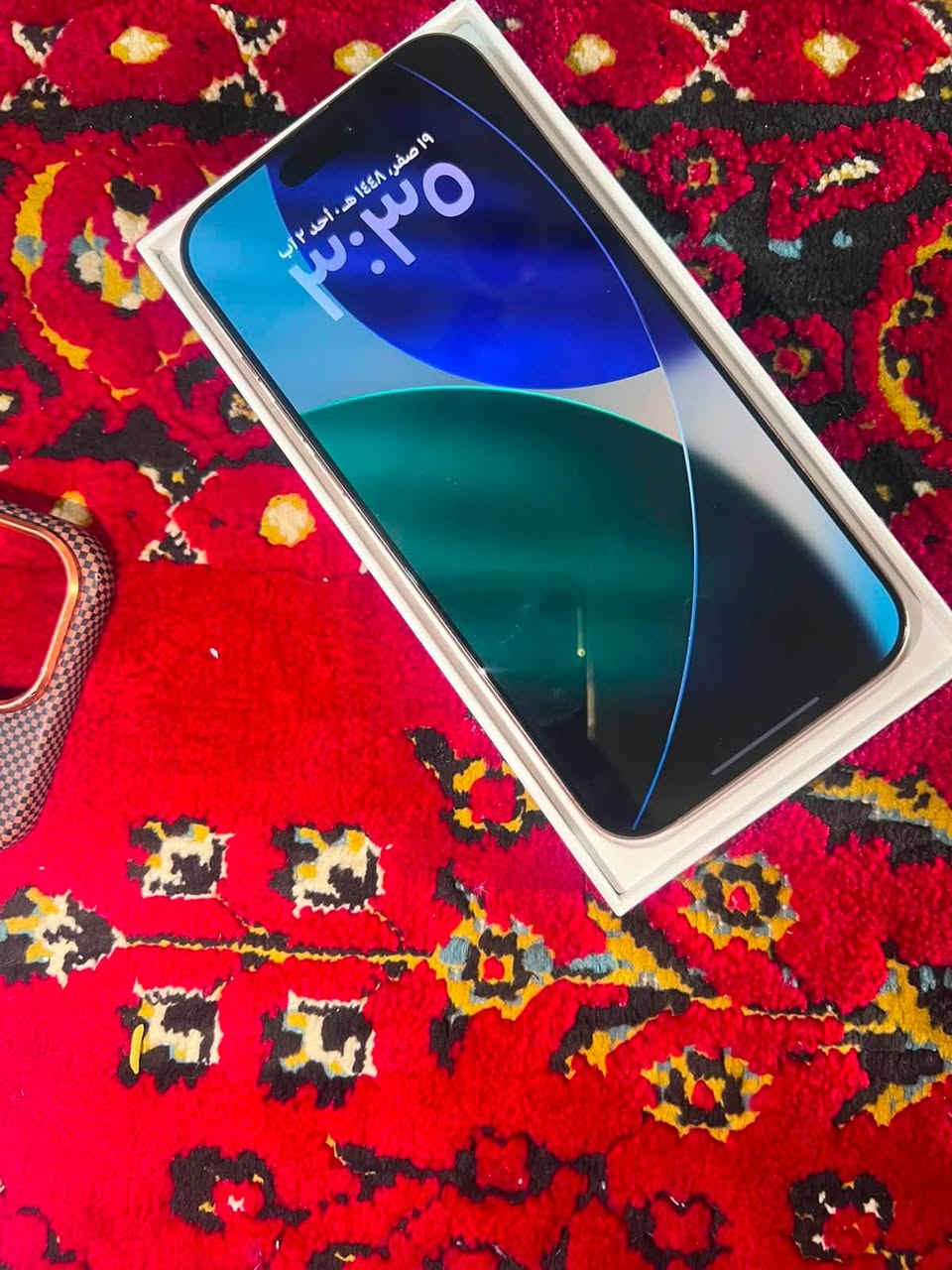 ايفون ١٦ برو ماكس ماستر بطاريه 100 جهاز بلادي شرط شخط مابي ذاكره ٢٥٦ سعر ١٥٥٠ /***********
