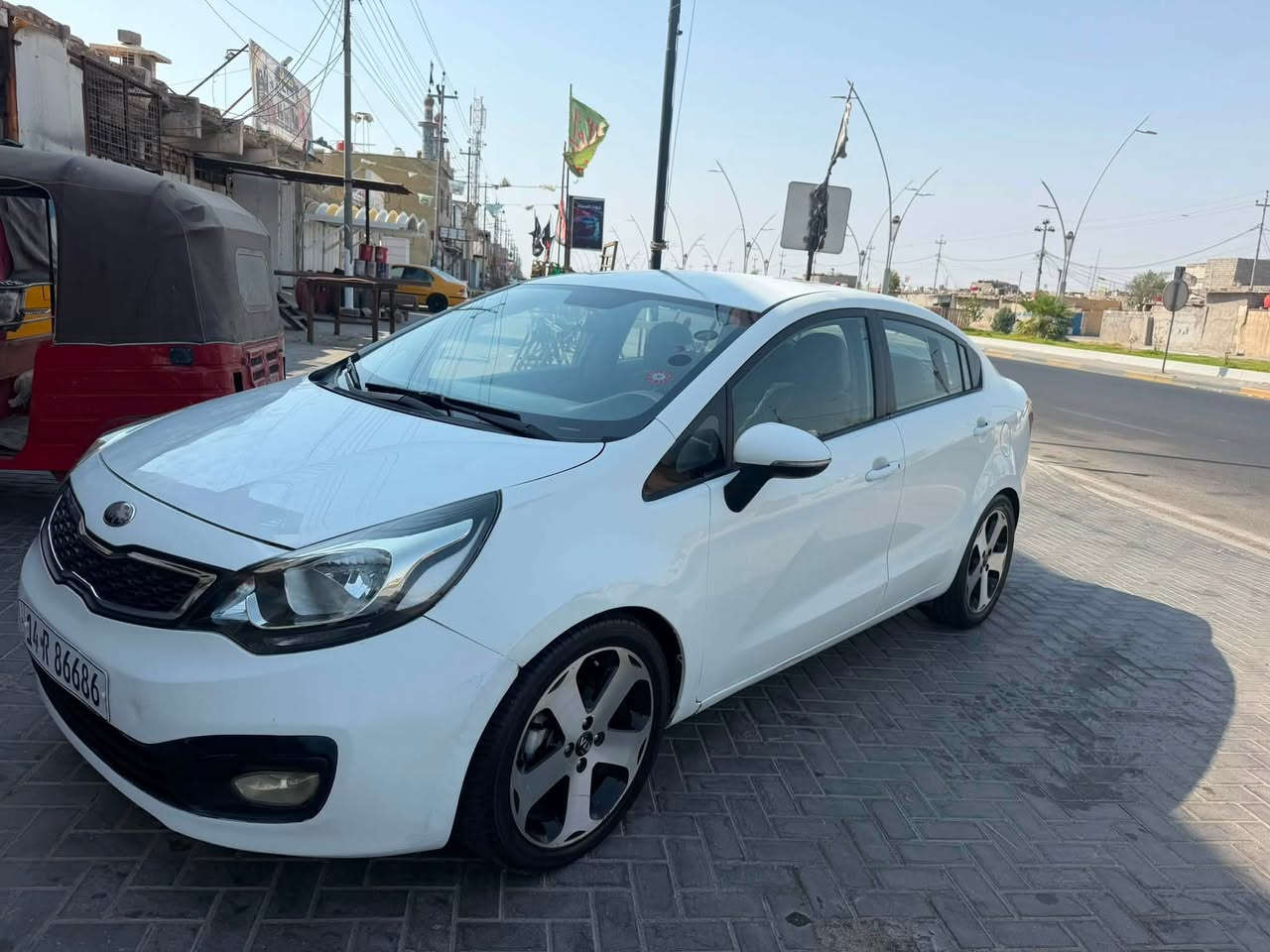 سلام كيه ريو موديل 14 خليجي مكينه 1600 سياره كفاله  بيها بارد بلباب الوره فقط وبيها بصره تحويل رقم الدولي سعر 75 بيها مجال )***********
