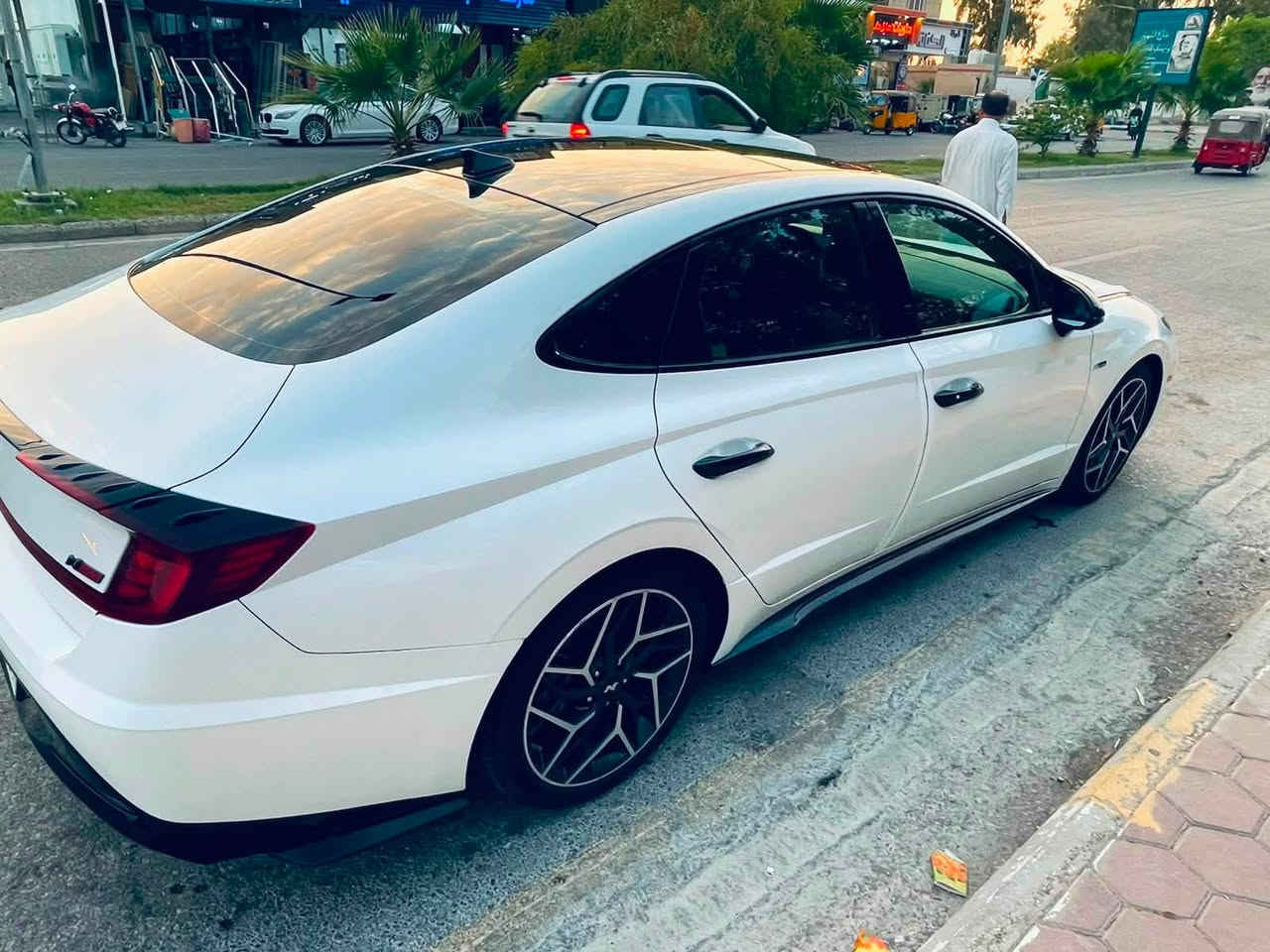 SONATA  Nline 2022
رقم اربيل سنويتها للـ29 السيارة بأسمي  
حادثها جاملغ والصندوك كلش خفيفه ومرجعيهن بارد 
بيها صبغ شبرين بالبنيد فقط 
‎مكينة 2.5توربو
بجم كبس ولا ايرباك بيها سيارة ابددد
مواصفات
 بانوراما ع طول السقف
بصمة دخول ذكي
انارة داخليه محيطيه
شاشة
تحكم ستيرن
رادار امامي معا تحديد مسافة سيارة كدامك
رادار خلفي +جانبي
اوتو ستوب خلفي + امامي
شفتات ستيرن
كشنات جلد وكنتاره
كشنات كهرباء وفول ايرباك
كشنات تدفئه
شحن لاسلكي
BOSE سماعات
نظام خروج عن المسار
نظام قيادة ذاتيه
تبريد منفصل قطعتين خلفي وامامي
جامات اوتو
نظام اوتو هولد مال ازدحامات
هندبريك بصمة
انظمة قياده سبورت ونورمات وكمفورت وايكو وسبورت بلص كاربلي يدعم كافة الانظمة الهاتف
دبل كزوز
كامرة خلفية دوارة
كشنات مختمة شعار N
كشنات ودشبول وبيبان لون سموك جلد وكنتارة ويلكب حجم 19انج N
بجم زنون
لايتات اوتو
مري قلاب معا البك
نقط عمياء
مراية داخليه تعتيم تلقائي
شاشة تبريد تحكم كله لمس
السعر 180
مكانها واسط /نعمانية
***********
