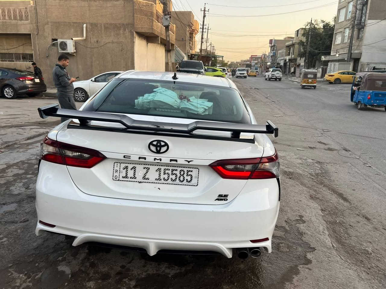 سلام عليكم
كامري للبيع ٢٠٢٤ رقم بغداد 
بسمي 
مكاني كراده 
كير محرك تبريد مكفول شاشه كامره ويل كب داخل اسود جلد 
+964 770 648 3621
