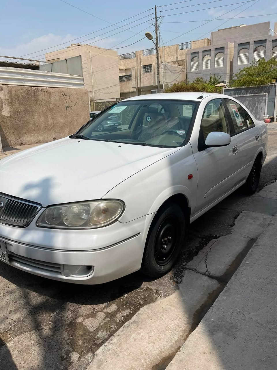 سلام عليكم نيسان سني 2009 بسمي السياره السنوي جديدة مكفولة من كير ومكينة وبيهة قطعتين اصغار صبغ السياره نضيفة حيل بكان السياره بغداد حي العلام للستفسار على هذا الرقم *********** السعر 95 وبيهة مجال
