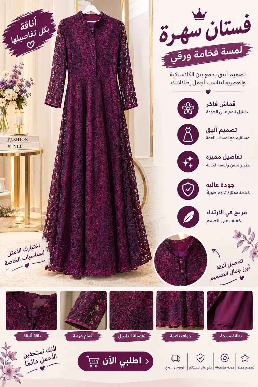 فستان سهرة • مقاس XL • ترتر
