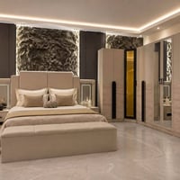 ١١ قطعة • كنتور زاوية ٣٤٠سم • سرير مخزن