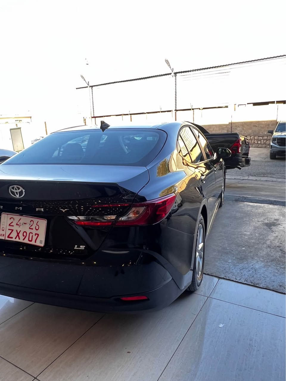 TOYOTA CAMRY LE 2025 
کلین تایتڵ 
بۆ سعر ژمارە تەلەفۆن 
*********** أربيل, العراق

نص مكتوب في الصور:
- اهلا عزيزي الزبون امسح لوحة السيارات حمل التطبيق الان iQ CARS