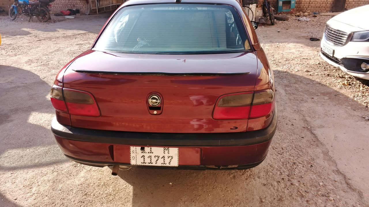 اوبل اوميكا بزون1995
مكينه vvt 6 سلندر بطه

جامات الكهرباء 

كشنات كهرباء
البرده الجامه الخلفيه كهرباء 
ماسحات لايت شغاله 
سستم صوت  وشاشه 
وكامر شغال 
كهرباء كلهه تشتغل 
 
غرفه حلوه ومرتبه 

السياره نظيفه حيل صبغ عام جماليه بيدي
تبريد شغال 
تخم تاير جديد 
رقم بغداد دولي جديد هزه جديده ما صاقطه 
تحويل مباشر

السعر ٤٠ وبيها مجال للطيبين

للتواصل ***********

