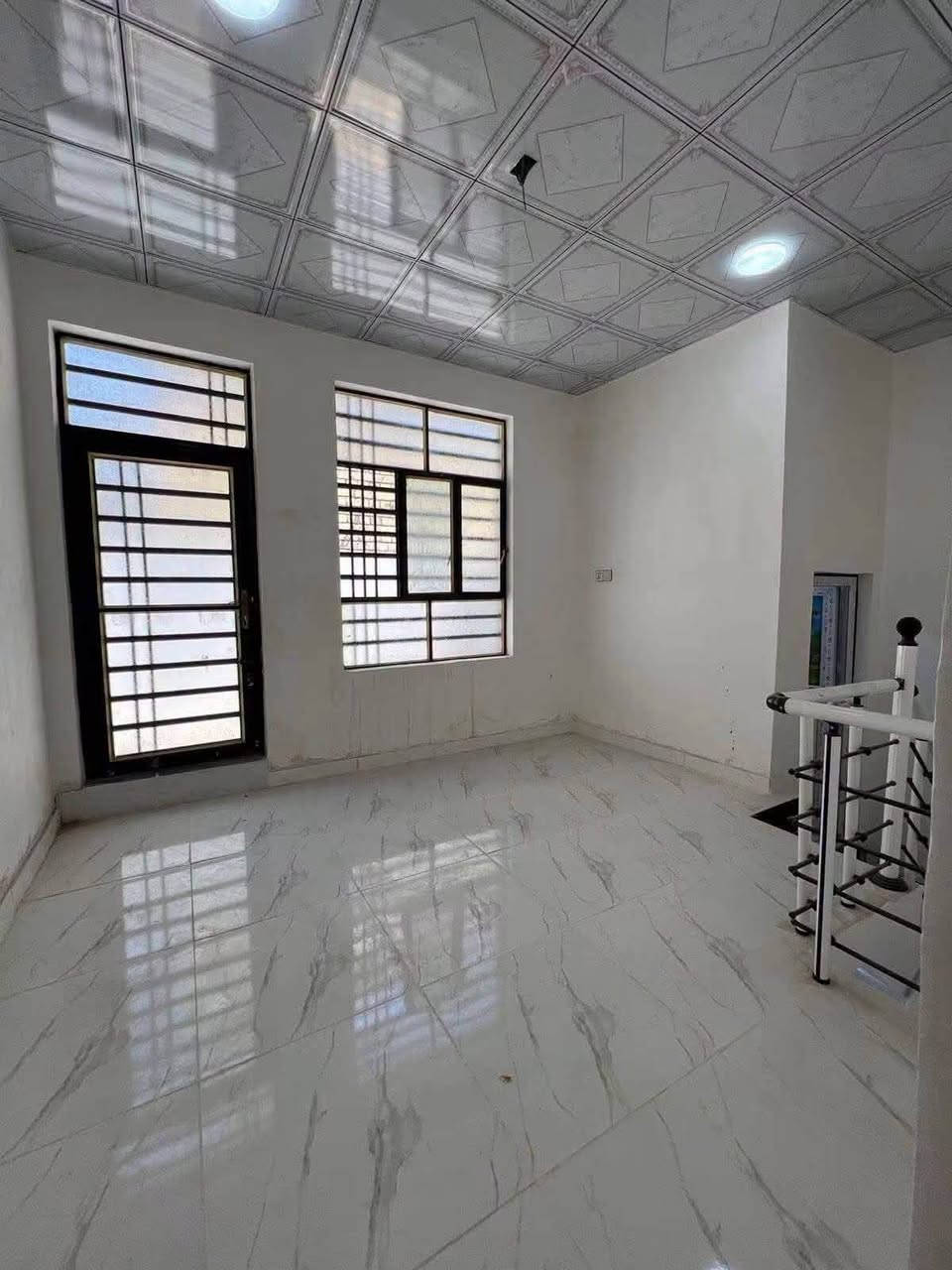 بيت للبيع 55 متر ( ركـن ) طابو صرف

حي ميسان قطاع 24 ( على ساحة مشتل )

بناء جديد درجة اولى .. صب كونكريت مسلح

يحتوي على طابق ونص

الاول / استقبال وصالة ومطبخ وصحيات ومكشوفة
الثاني / غرفة صالة صحيات

السعر 71 مع المجال 

للاستفسار ***********
