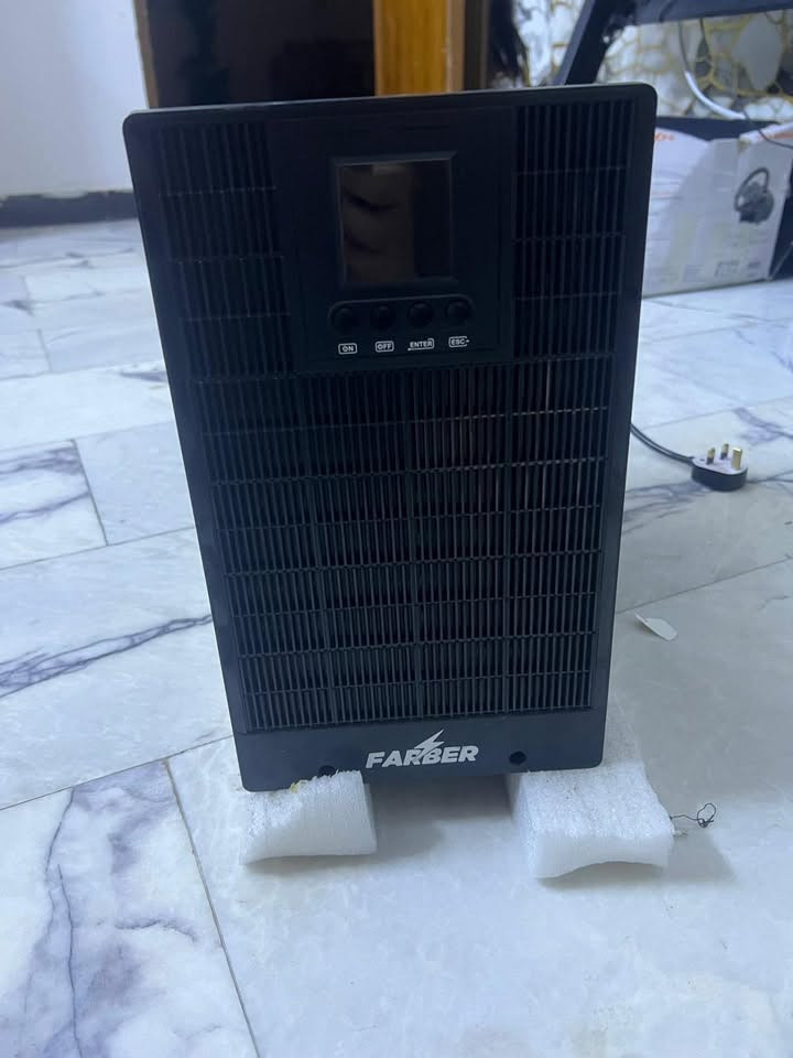 سلام عليكم

Farber 3KVA Online 

علماً UPS استعمال قليل جدا 
سعة 3000
تم شراء 2026/6/7 مع كامل ملحقات مع الكارتونه 
سعر 550 الف في مجال بسيط حك جيه 
الرقم واتساب موجود 
***********
المكان 
بنوك -شارع الكنيسة
