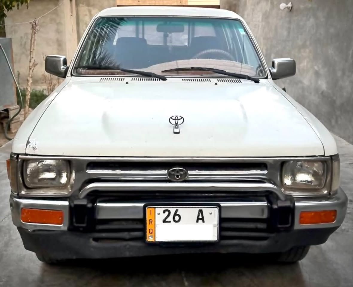 مكلف بالنشر …

  للبيع تويوتا هايلوكس بيكب موديل 1995 🚨
🔹 المحرك مفتوح 
🔹 اللون: أبيض
🔹 الحالة: السيارة مابيها أي تبديل، فقط بيها تعديل بارد قليل
🔹تبريد شغال وبارد 
🔹الرقم الإنكليزي الجديد السنويه مجدده لسنه 2031 
الموقع : ديالى _ قضاء جلولاء 
السعر وباقي التفاصيل الاتصال على الرقم ومتواجد على الواتس 
***********
