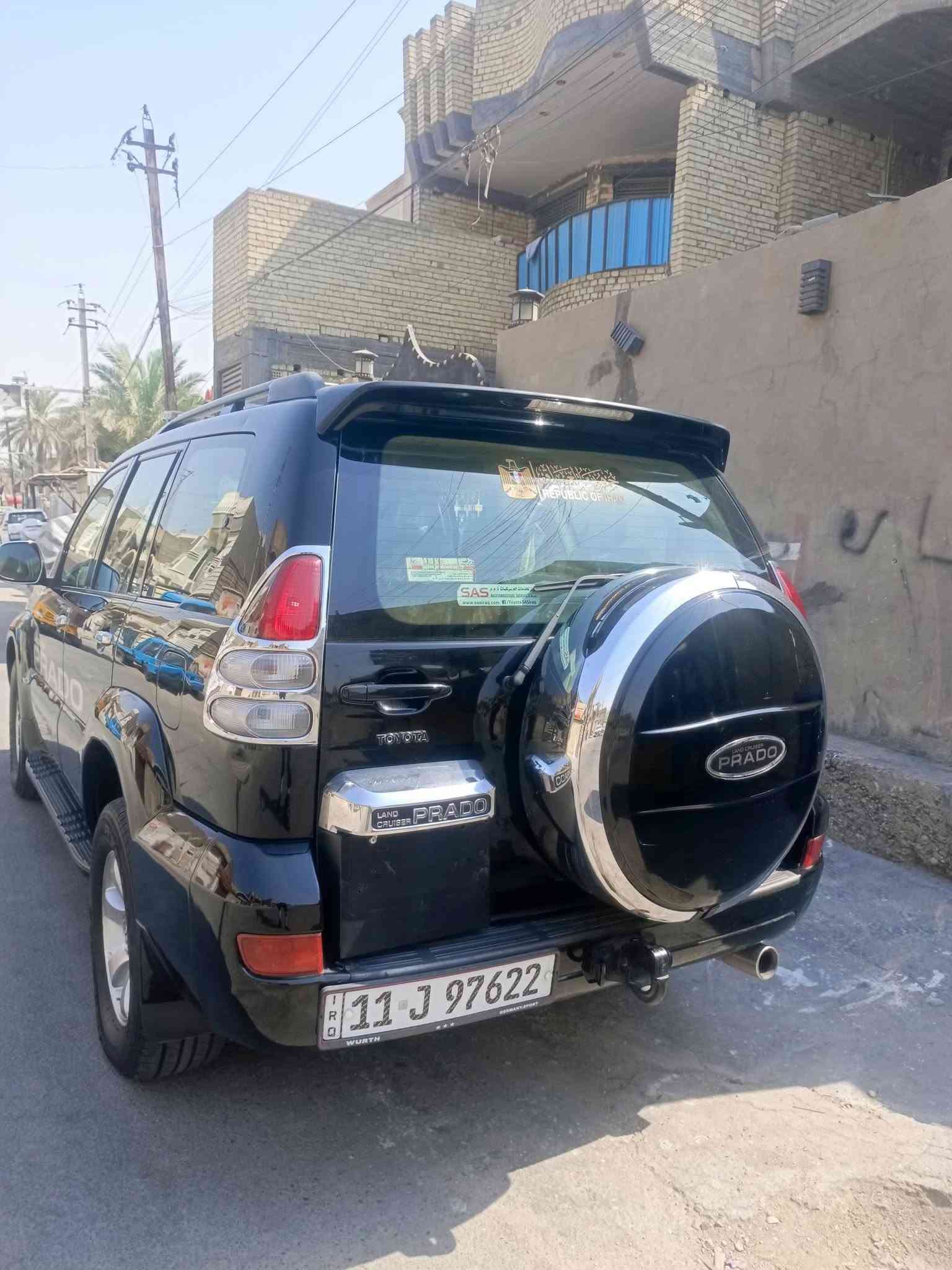 للبيع
سلام عليكم للبيع برادو 8.  فول 6 سلندر كويتيه رقم بغداد بسمي ..      مستعجل عل بيع     بل خير عل صير من نصيبه 
مكاني بغداد ***********.
