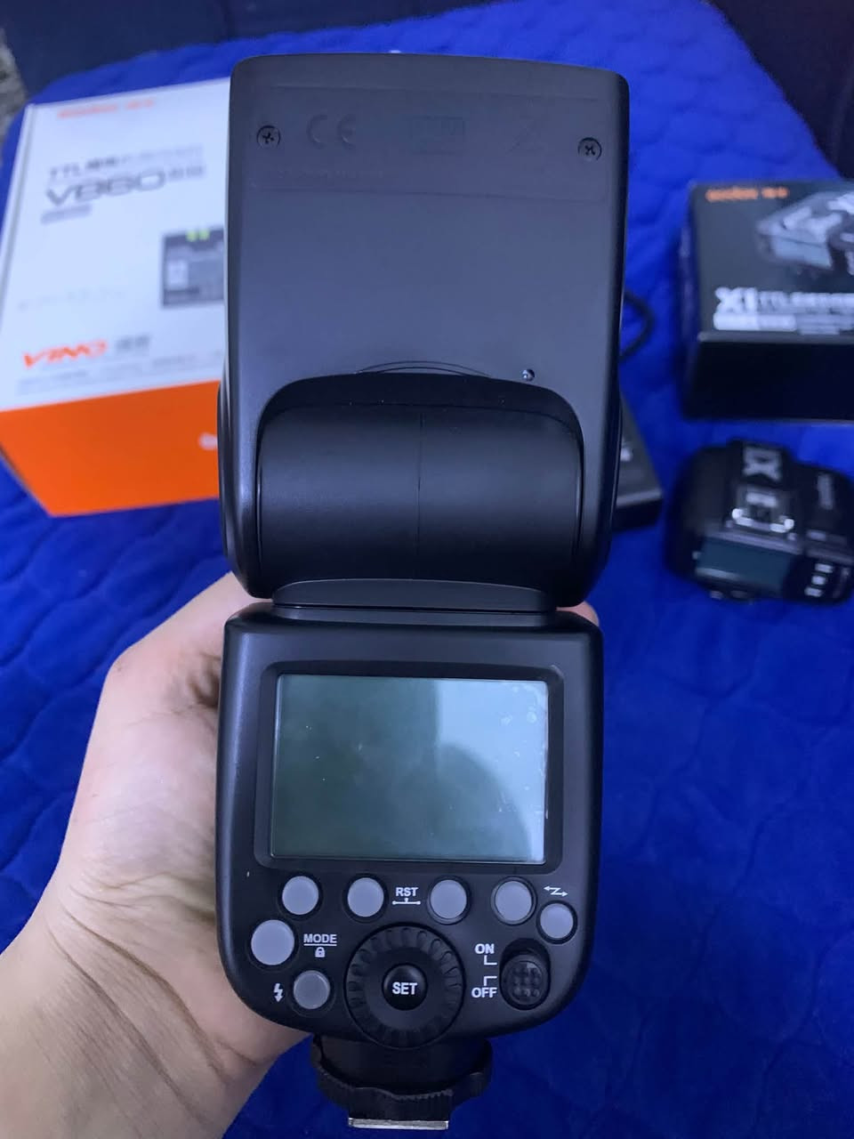 فلاش Godox V860III • تريجر X1 كانون • نظيف وشغال