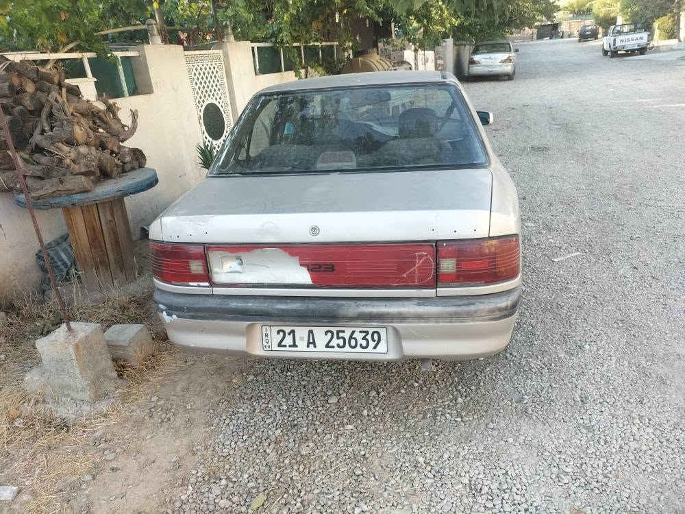 مازدا323دژەفیتەر ناسراوە
مۆدێلی 1994
مەکینە 16وبەخ
بێ زەڕبەی قورس تەنها ماچ
چوارجام کارەبا ئاوێنەکارەبا
چوارتایەی نوێ سەنەوی ساڵێک و
چوارمانگی ماوەنوێیە
سڵاید قفڵ مەرکەزی وکۆنتڕۆڵ شوێن ڕانیە
*********** رانية, السليمانية
