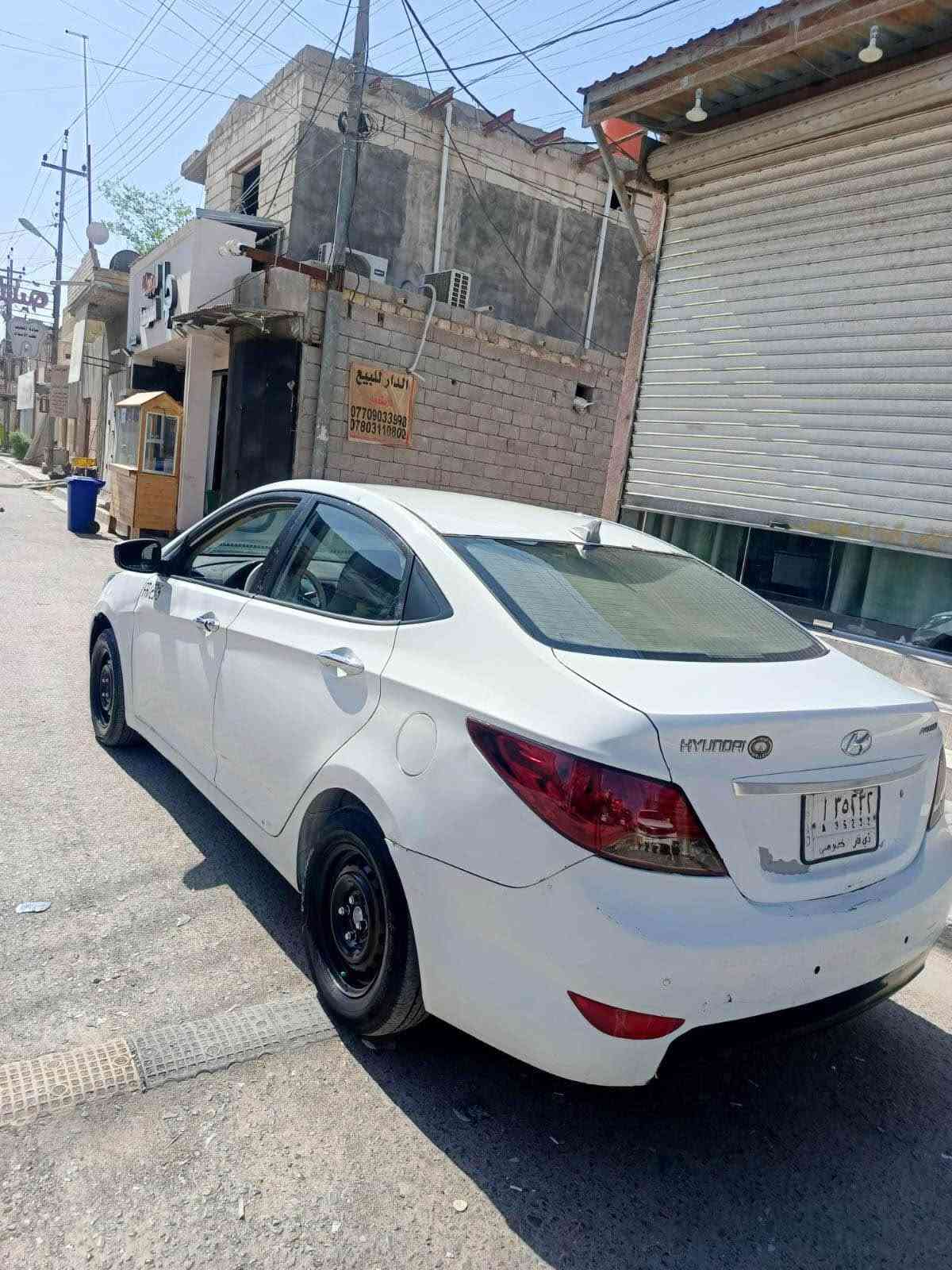 اكسنت موديل 2013 رقم ذي قار سنويه لل 27 راعيهه بل بصره 
مكينه وكير 1600 دوش مكفولات حداده كارتون كفاله من الضربه والصبغ. عدا دايرات الخلفيه  كهربائيات كله شغاله سعر ٧٠ وبيه مجال مكاني البصره رقم *********** البصرة, العراق
