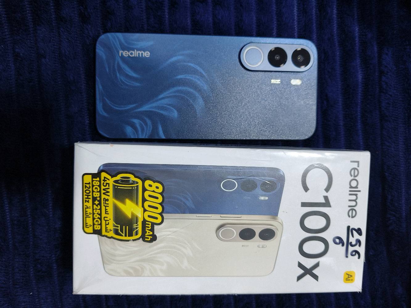 جهاز realme C100x 
تلفون جديد استعمال لمدة 8 ايام فقط
 سبب البيعة امتلك جهاز ثاني
 ذاكرة 256 العشوائية  6 
شاشة 120Hz
جديد اي شخط مابي 
ملحقاتة شاحنة 45w وكفر شفاف  وكارتونة 
سعرة 400 وبي مجال بسيط 
للاستفسار والتواصل على الرقم 
***********