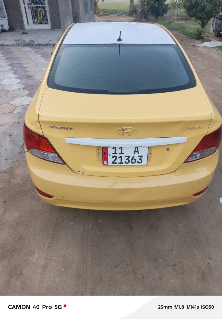 اكسنت ٢٠١٣ • محرك ١٦٠٠ • رقم بغداد