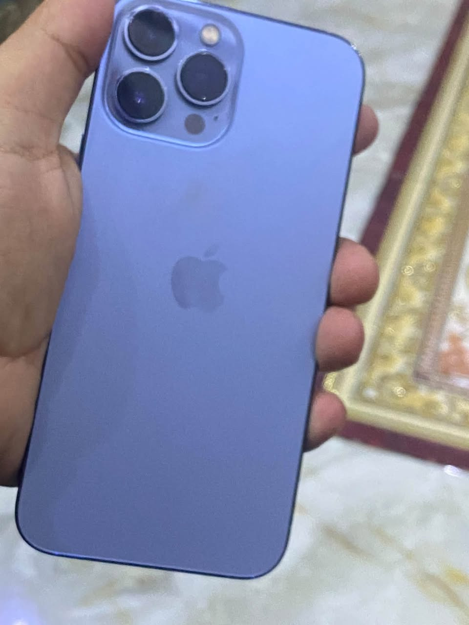 آيفون ١٣ بروماكس مبدل شاشه وبطاريه جهاز نضيف كلش سعر400 مجاله حك جيه بلاش مكاني بغداد دوره 
تواصل ***********

نص مكتوب في الصور:
- حول < iPhone < 26.6.1 iPhone 13 Pro Max MLHC3ZA/A DQHFP7X6K7 الاسم إصدار iOS اسم الطراز رقم الطراز الرقم التسلسلي سجل تاريخ القطع والخدمة < الأغاني الفيديوهات الصور السعة ٢٥٦ غ.ب. متوفرة ٢٣٦,٨٢ غ.ب. F8:C3:CC:7A:6A:1D عنوان Wi-Fi F8:C3:CC:70:14:24 Bluetooth