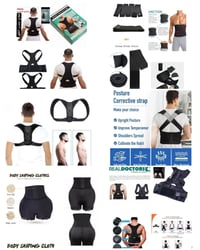 مشدات أصلية • تقويم الظهر • مقاسات S-3XL