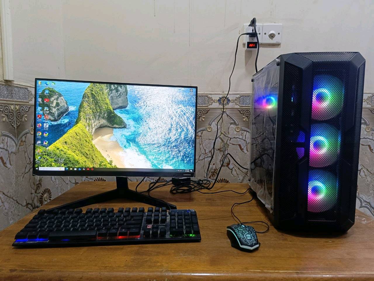 i5-10400F • رام 16GB • شاشة 24 سامسونج