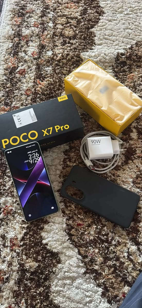 Poco X7 pro للبيع/بۆ فرۆشتن

رام: 12+12
زاکرة : 256GB
شاحنة: 90W بلادي
کارتون 📦 : موجود کل شی موجود
بوبجي : 120FPS
الجهاز : 2025 نضيف مابی أي شي
السعر : 370د.ع
رقم الموبایل : ***********
……………………………………………………………..
ڕامی : 12+12 
بارگەی : 256GB
شەحنکرەوە : بیلادیە و 90W
کارتۆن 📦 : هەمووی ماوە وەکوو خۆی 
پۆپجی : 120FPSی تەواو دەدات 
موبایلەکە : 2025 زۆر پاکە و یەک شوختی نیە 
نرخی : 370د.ع
ژمارەی تلفون : ***********
