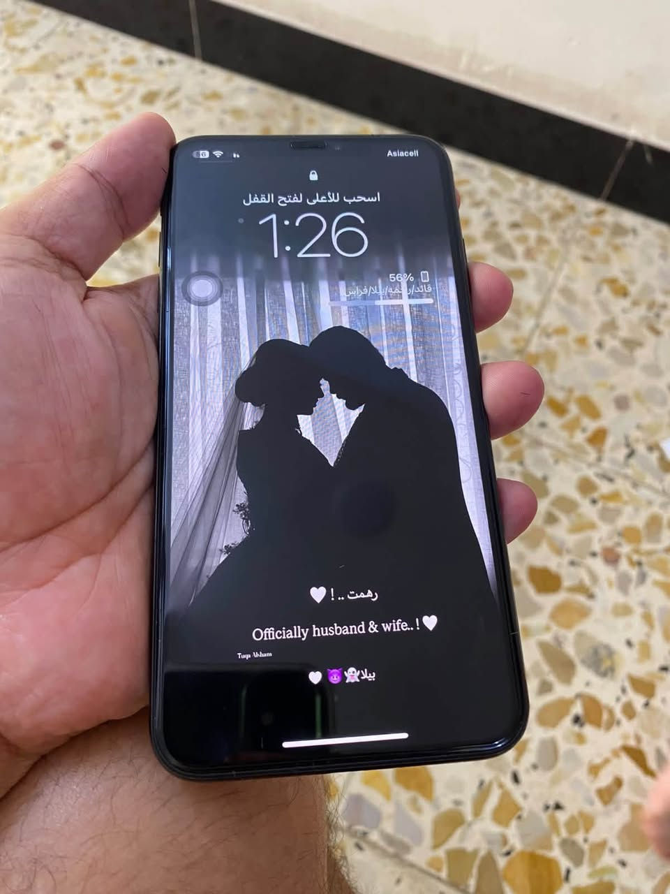 ايفون اكس ماكس • ٦٤ • بطارية ٨٠٪