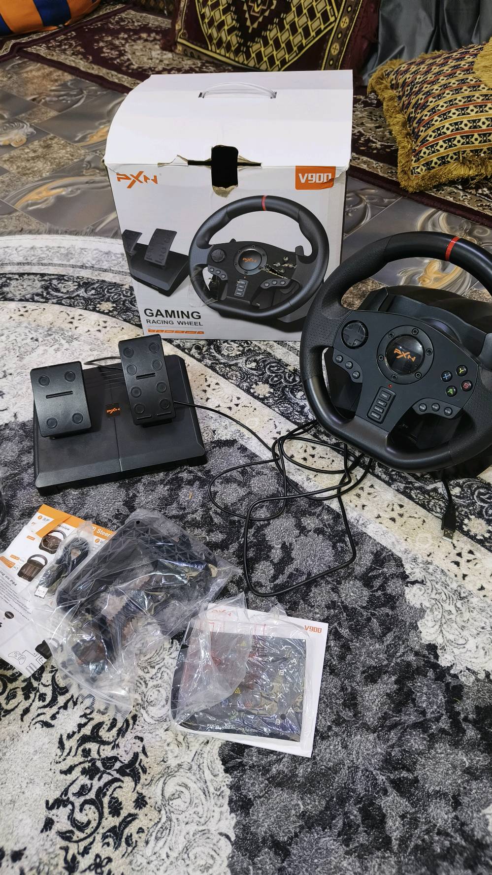 🎮 دركسون ألعاب PXN V900 للبيع 🏎️🔥
دركسون Gaming Racing Wheel من شركة PXN
✅ يشتغل على PC وPS4 وXbox
✅ دوران 270° / 900°
✅ وياه دواسات بنزين وبريك
✅ مناسب لـ Forza وEuro Truck وAssetto Corsa وغيرها
✅ نظيف وحالته ممتازة
📦 موجود بالكارتون
💰 السعر: 100,000 دينار قابل للتفاوض بشكل بسيط
📍 البصرة
📩 للتواصل مراسلة خاص 
***********